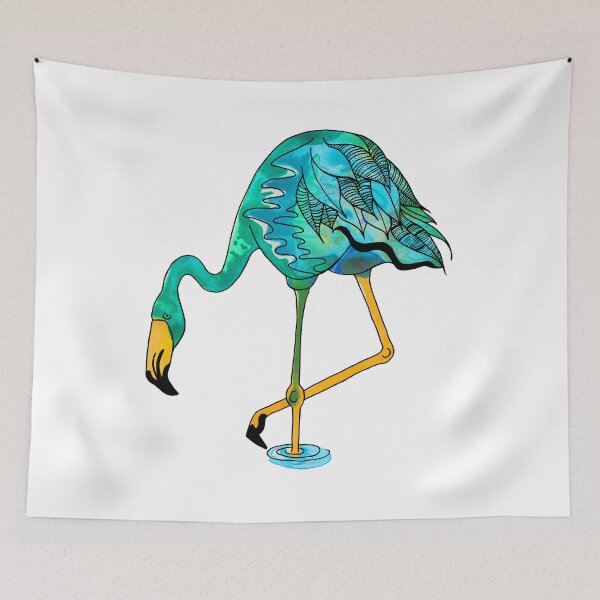 Item preview, Flamingo | Endangered Birds Collection designed and sold by inkhivecreative.