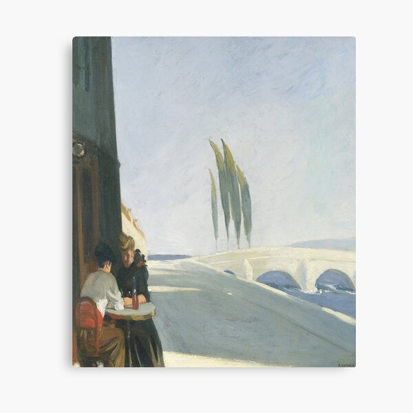 Bistro-Edward Hopper Impression sur toile