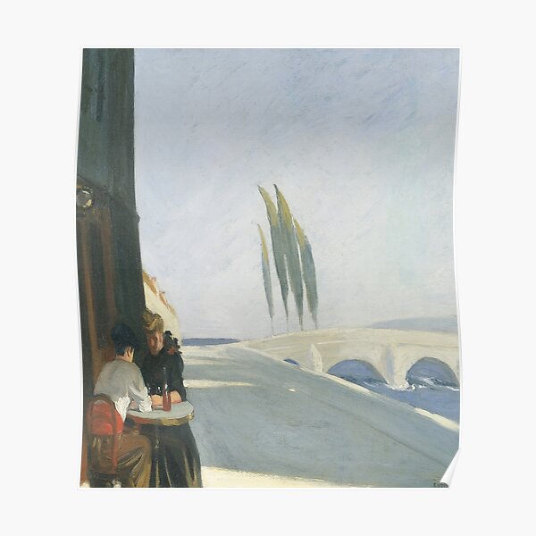 Bistro-Edward Hopper Póster