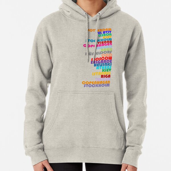 NEW! Eurovision Host Cities 2020 Pullover Hoodie