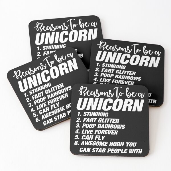 Item preview, 6 good reasons to be a unicorn designed and sold by Mesyo.