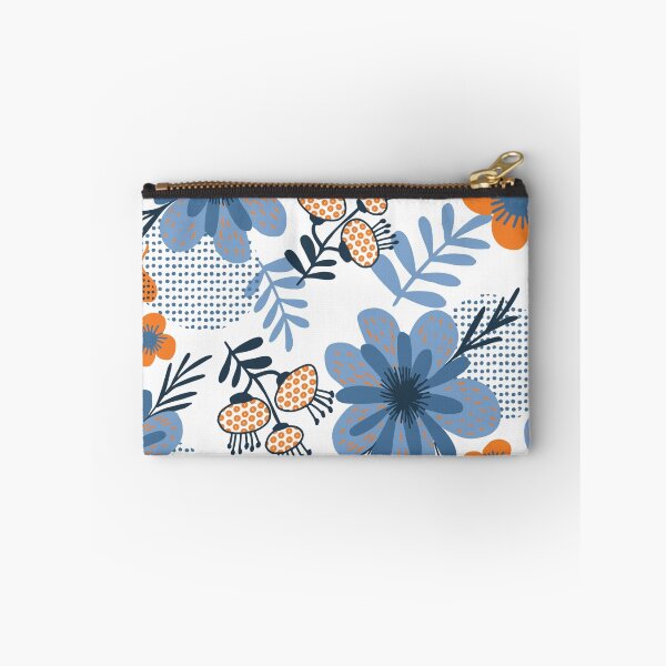 Item preview, bleu floral pattern designed and sold by DeAssuncaoCreat.