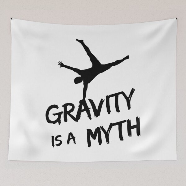 Item preview, Turner - Gravity is a myth - gymnastics designed and sold by claudiasartwork.