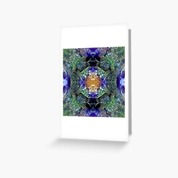 Mandala der Zufriedenheit Grußkarte