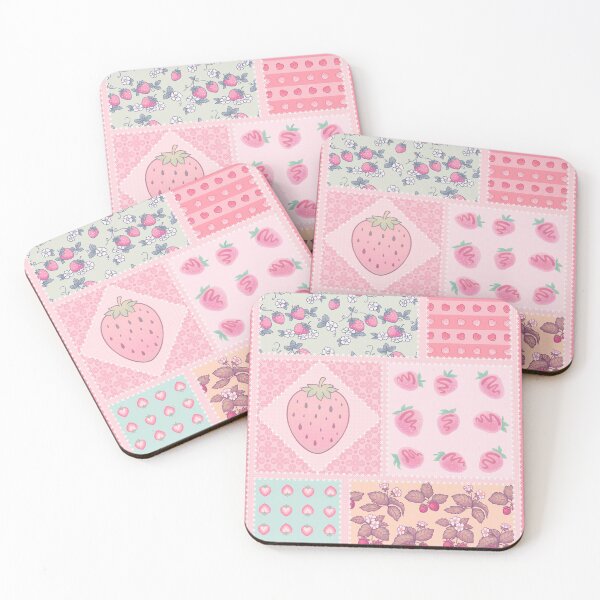 Item preview, Strawberry Patchwork designed and sold by doomed-dreamer.