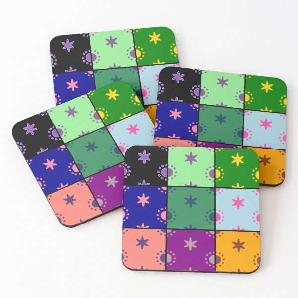 Item preview, Multi colored patchwork vintage design #1 designed and sold by Carrie_Anne_Designs.