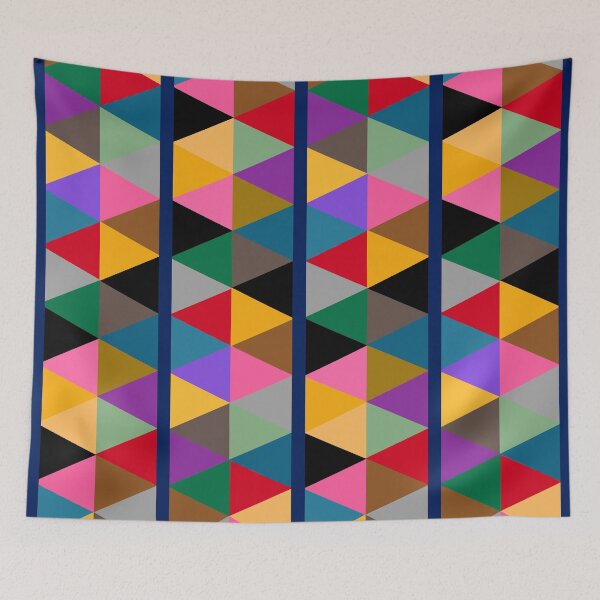 Item preview, Geometric Bright Multi Colour Pattern  designed and sold by OneThreeSix.
