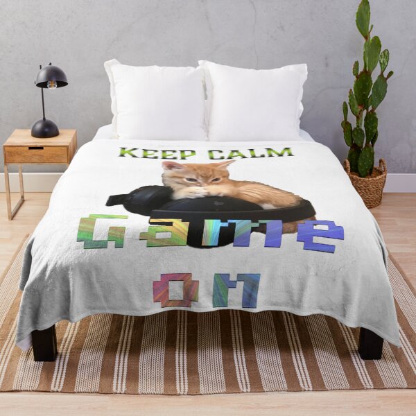 Item preview, Gamer Cat Keep Calm Game On designed and sold by aadventures.
