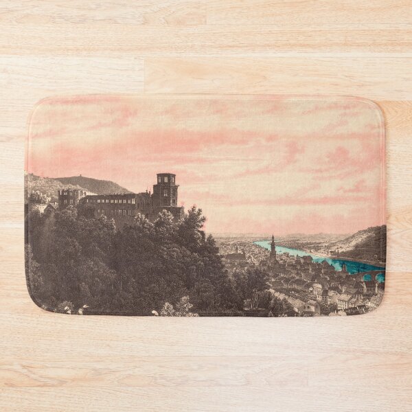 Item preview, nostalgic view of Heidelberg Castle, vintage designed and sold by Mauswohn.