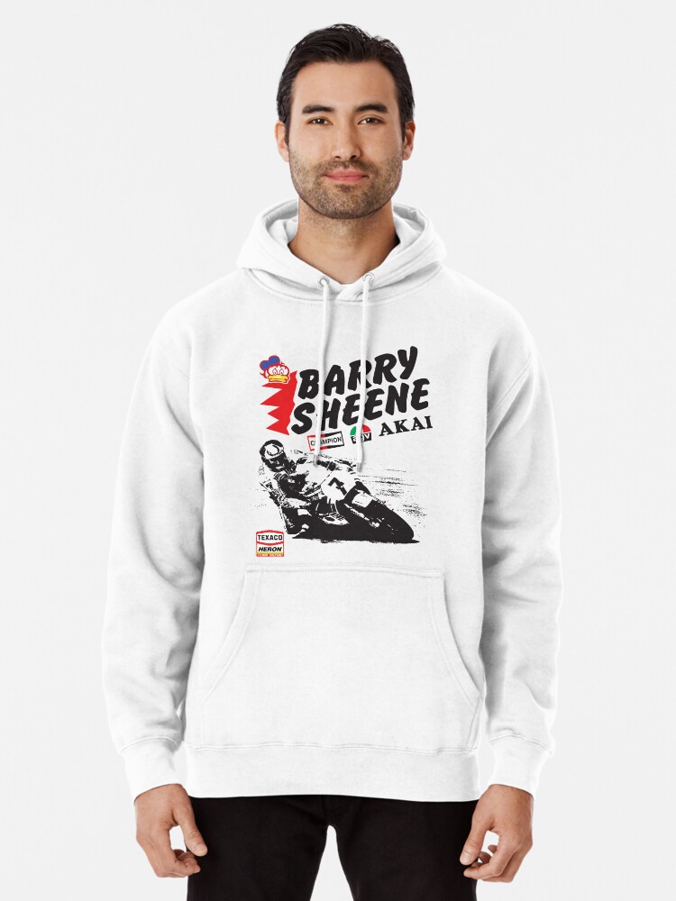 Suzuki Barry Sheene Hoodie Sheene The Champion Pullover Hoodie For