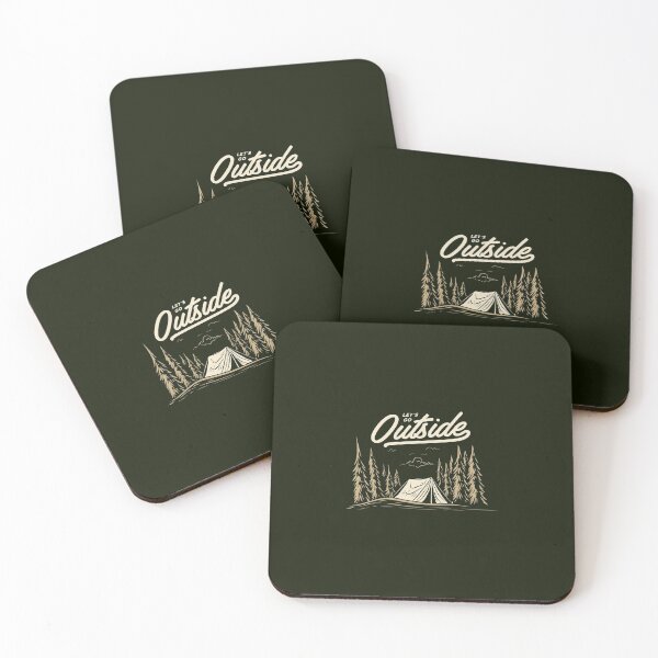 Item preview, Lets Go Outside | Adventure Mountain Wanderlust Camping  designed and sold by ianths.