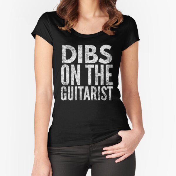 Vista previa del artículo con la obra «Dibs en el guitarrista | Guitarrista», diseñado y vendido por Sarcastic And Funny.