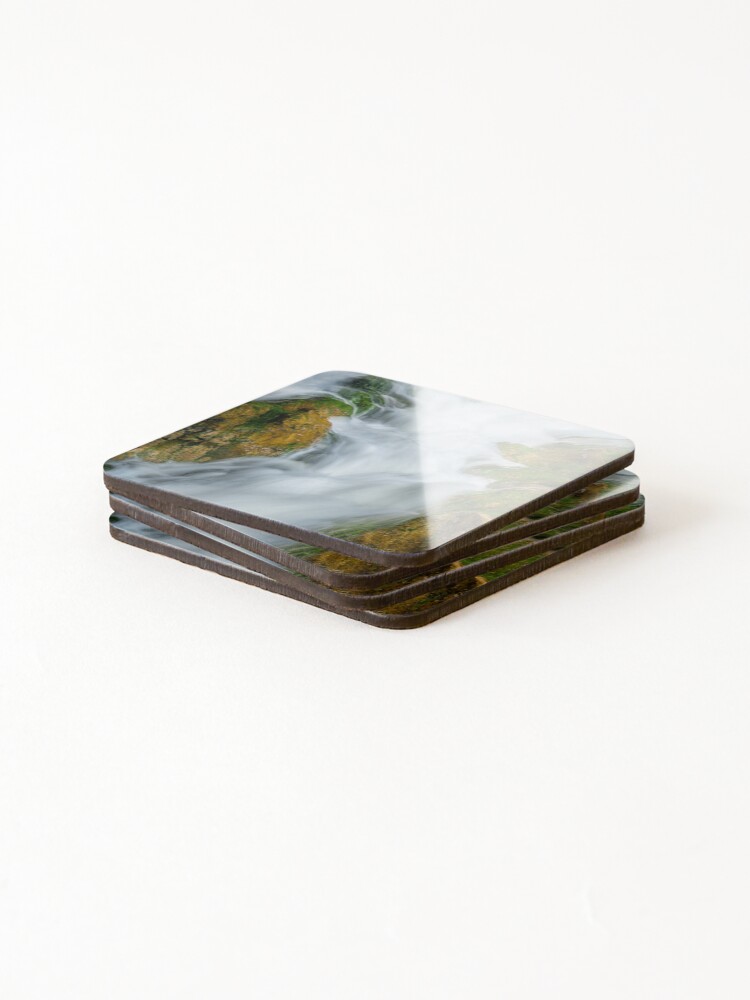 Thumbnail 4 of 5, Coasters (Set of 4), Moving Water Number Two designed and sold by RalphGoldsmith.