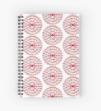 We Are Canada Multinational Patriot Collective Spiral Notebook