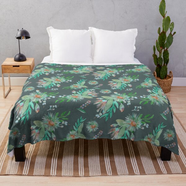 Item preview, Green Watercolour Springtime Florals designed and sold by Sketchbook Designs.