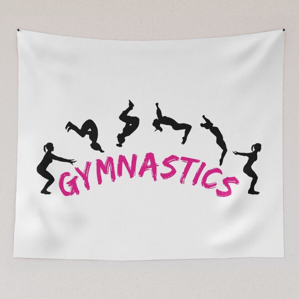 Item preview, Gymnast, gymnastics backwards saloon designed and sold by claudiasartwork.