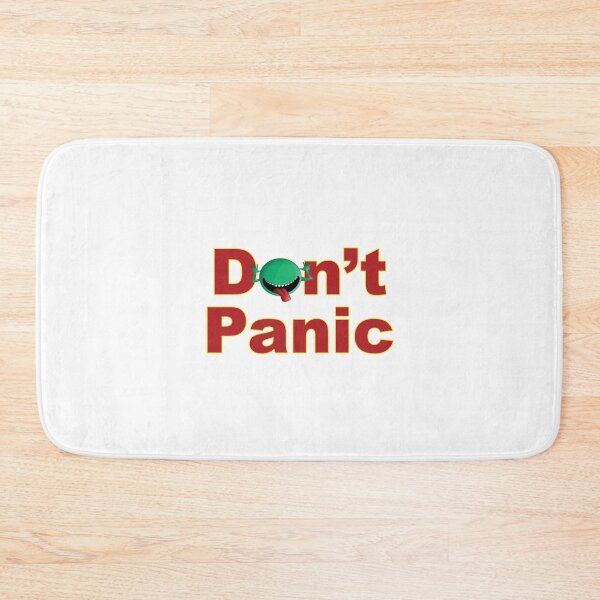 Item preview, Don't Panic - Hitchhiker's Guide to the Galaxy designed and sold by booksandmovies.