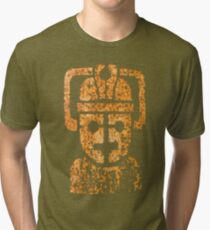 Rusting Cyberman Logo Tri-blend T-Shirt