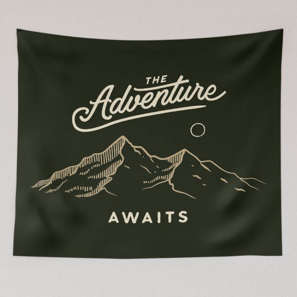 Item preview, Adventure Awaits |  Adventure Mountain Wanderlust Camping  designed and sold by ianths.