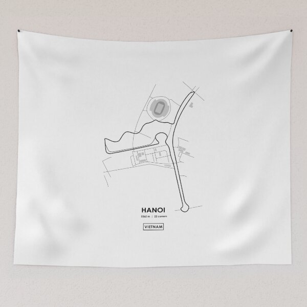 Item preview, Hanoi - Vietnam Track Map designed and sold by andreanastasio.