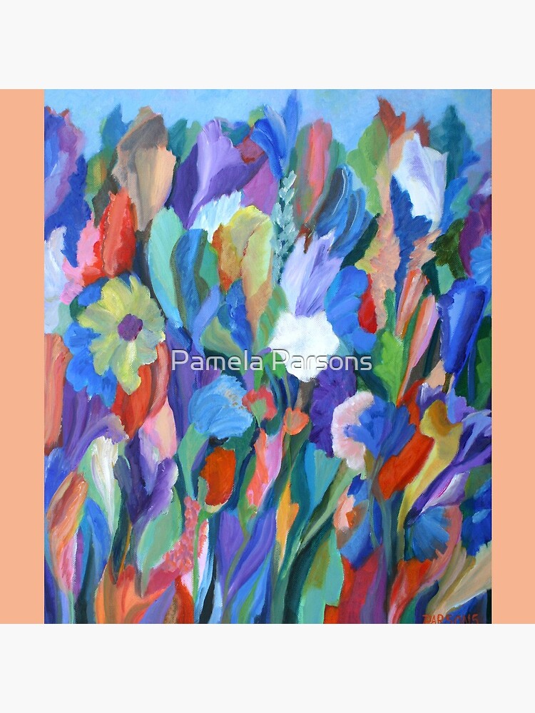 Dance of the Flowers. From an original acrylic painting by Pamela Parsons. by parsonsp
