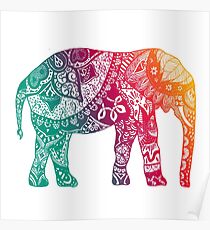 Warm Elephant Poster
