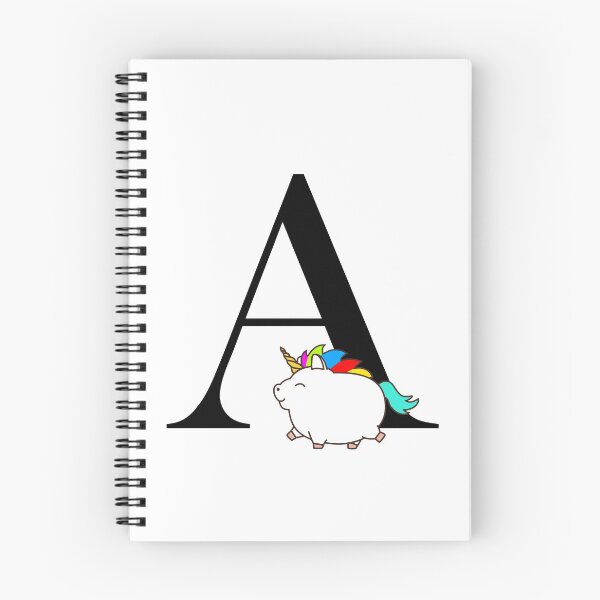 Artikelvorschau, Einhorn Buchstabe A Monogramm entworfen und verkauft von csaron92.