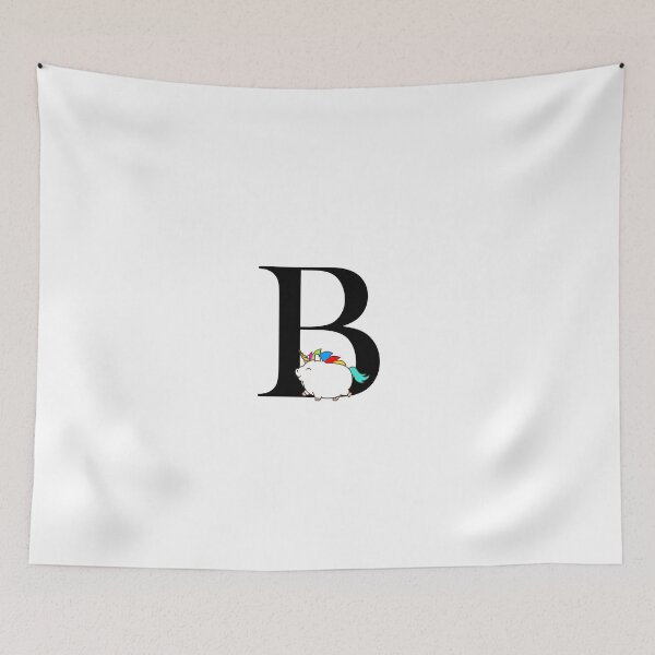 Item preview, Unicorn Letter B Monogram designed and sold by csaron92.