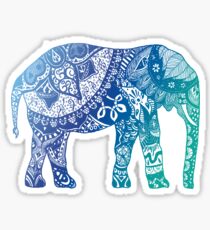 Blue Elephant Sticker