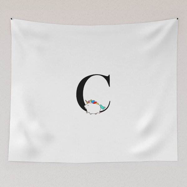 Item preview, Unicorn Letter C Monogram designed and sold by csaron92.