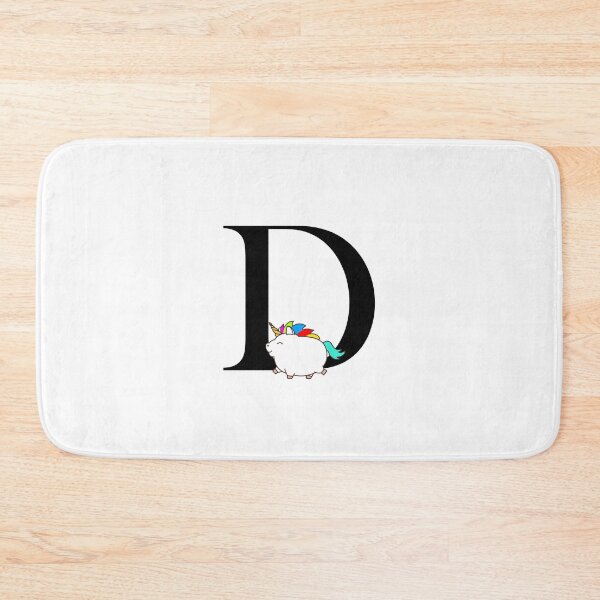Item preview, Unicorn Letter D Monogram designed and sold by csaron92.