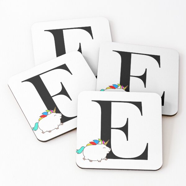 Item preview, Unicorn Letter E Monogram designed and sold by csaron92.