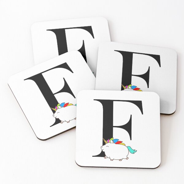 Item preview, Unicorn Letter f Monogram designed and sold by csaron92.