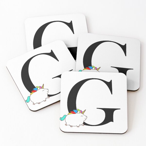 Item preview, Unicorn Letter G Monogram designed and sold by csaron92.
