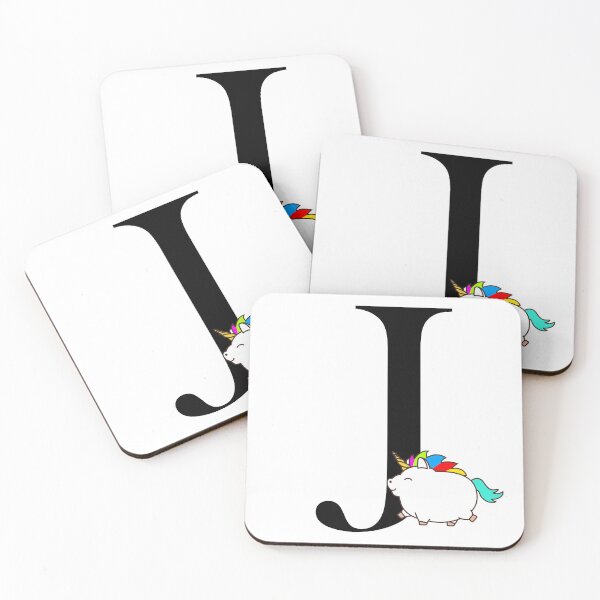 Item preview, Unicorn Letter J Monogram designed and sold by csaron92.