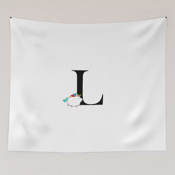 Item preview, Unicorn Letter L Monogram designed and sold by csaron92.