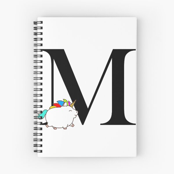 Item preview, Unicorn Letter M Monogram designed and sold by csaron92.