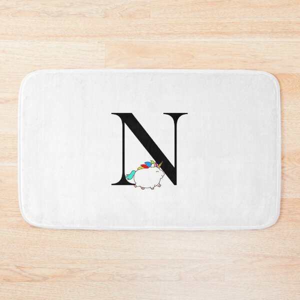 Item preview, Unicorn Letter N Monogram designed and sold by csaron92.