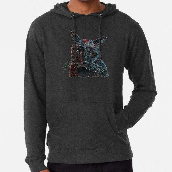 Space Cat Lightweight Hoodie