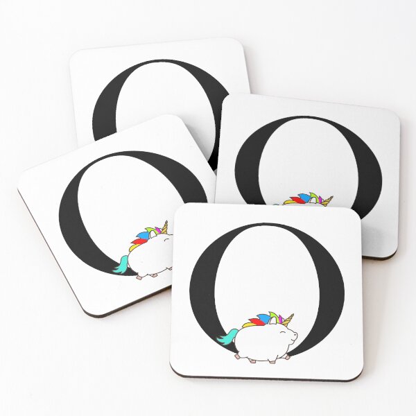 Item preview, Unicorn Letter O Monogram designed and sold by csaron92.