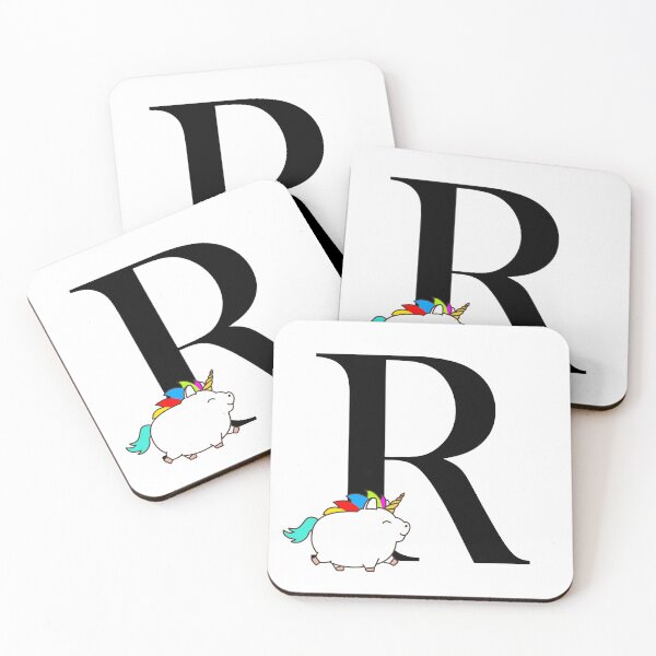 Item preview, Unicorn Letter R Monogram designed and sold by csaron92.