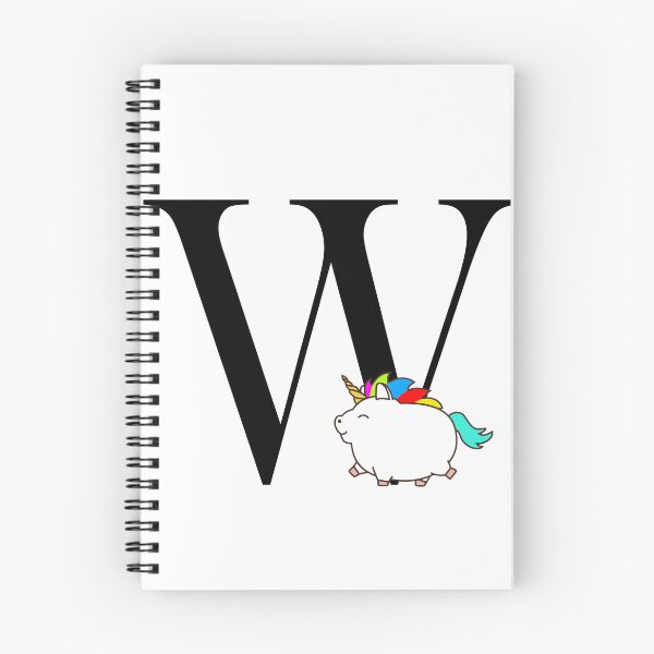 Item preview, Unicorn Letter W Monogram designed and sold by csaron92.