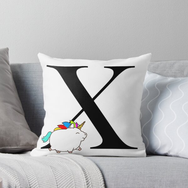 Item preview, Unicorn Letter X Monogram designed and sold by csaron92.