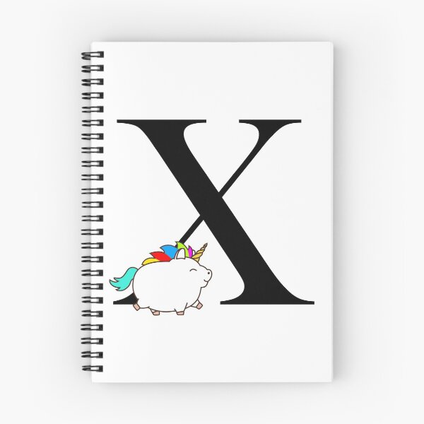 Item preview, Unicorn Letter X Monogram designed and sold by csaron92.