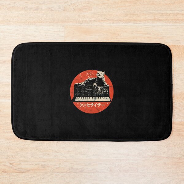 Item preview, Vintage Synth & Cat - Analog Synthesizer Nerd design designed and sold by A-Fashion.
