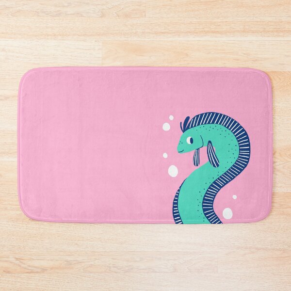 Item preview, Teal Eel on Pink designed and sold by tarynjohnson.