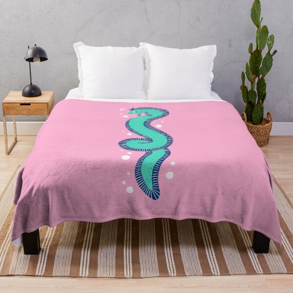 Item preview, Teal Eel on Pink designed and sold by tarynjohnson.