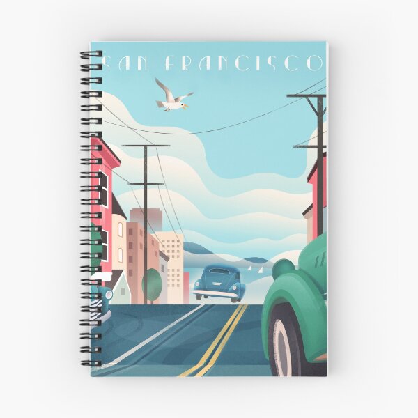 Item preview, Art Deco San Francisco Travel Poster designed and sold by martinwick.