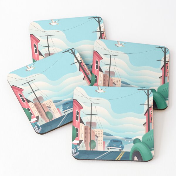 Item preview, Art Deco San Francisco Travel Poster designed and sold by martinwick.