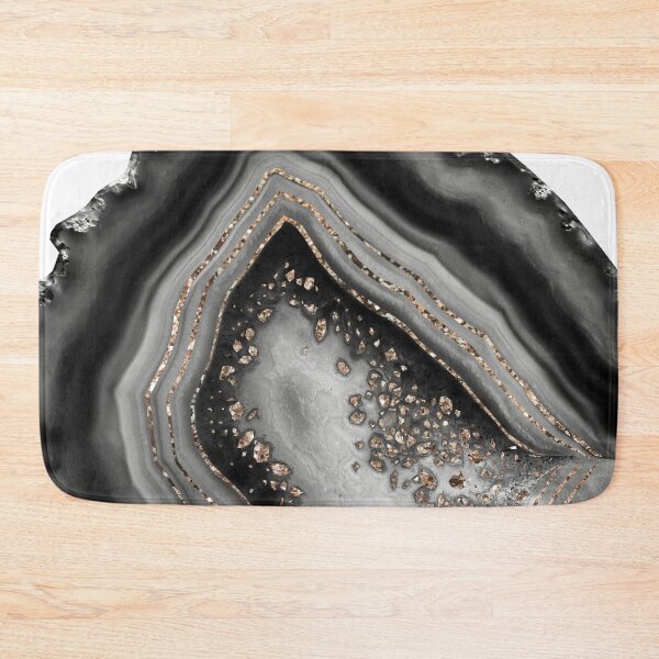 Item preview, Black Night Agate Glam with Gold Glam #1 (Photo of Glitter Only - Not Reflective) designed and sold by Anita's & Bella's Art.